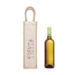 Busta per Vino Personalizzata in Juta con logo