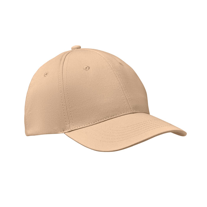Cappellino 6 Pannelli Personalizzato beige Cappellino 6 Pannelli Personalizzato beige