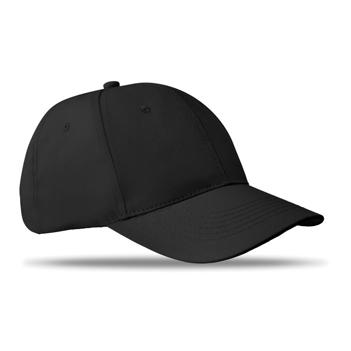 Cappellino 6 Pannelli Personalizzato nero Cappellino 6 Pannelli Personalizzato nero