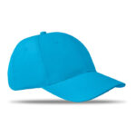 Cappellino 6 Pannelli Personalizzato turchese