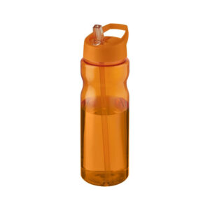 H2o arancione Borraccia Sportiva con Cannuccia H2O Active® arancione