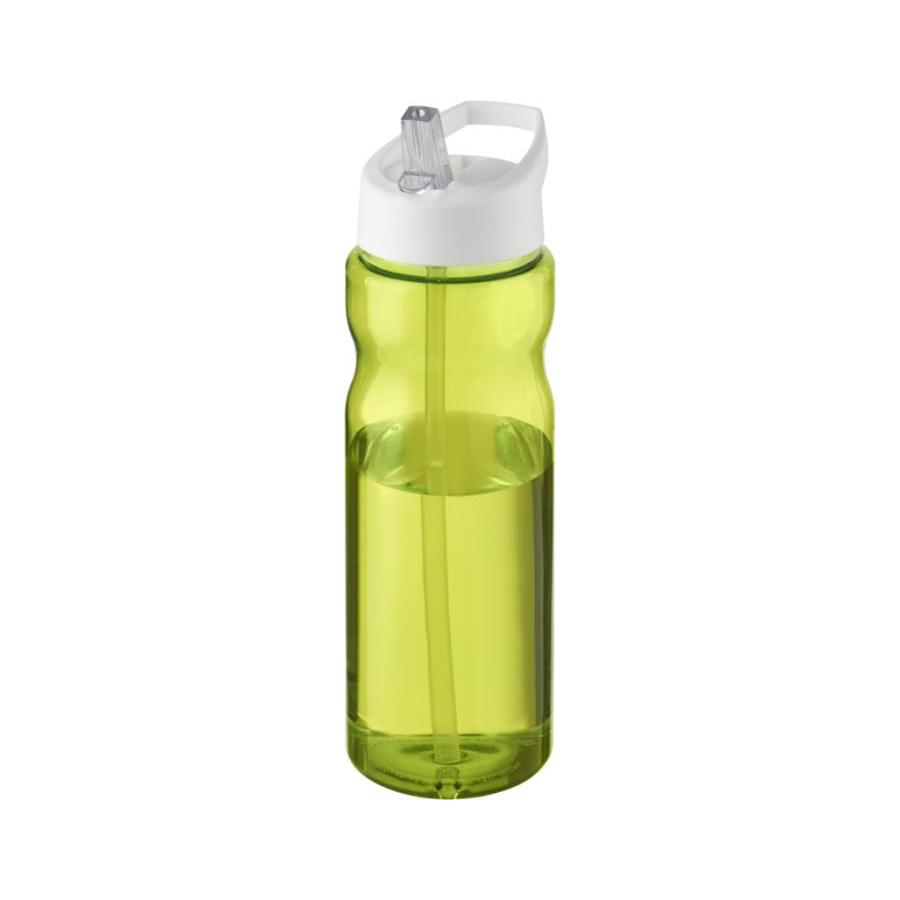 H2o lime bianco Borraccia Sportiva con Cannuccia H2O Active® lime bianco