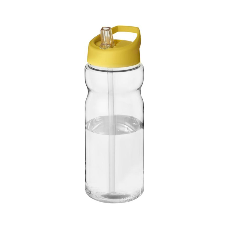 H2o trasparente giallo Borraccia Sportiva con Cannuccia H2O Active® trasparente giallo