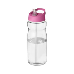 H2o trasparente rosa Borraccia Sportiva con Cannuccia H2O Active® trasparente rosa