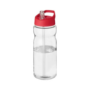 H2o trasparente rosso Borraccia Sportiva con Cannuccia H2O Active® trasparente rosso