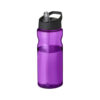 Borraccia Sportiva con Cannuccia H2O Active® viola nero