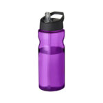 Borraccia Sportiva con Cannuccia H2O Active® viola nero