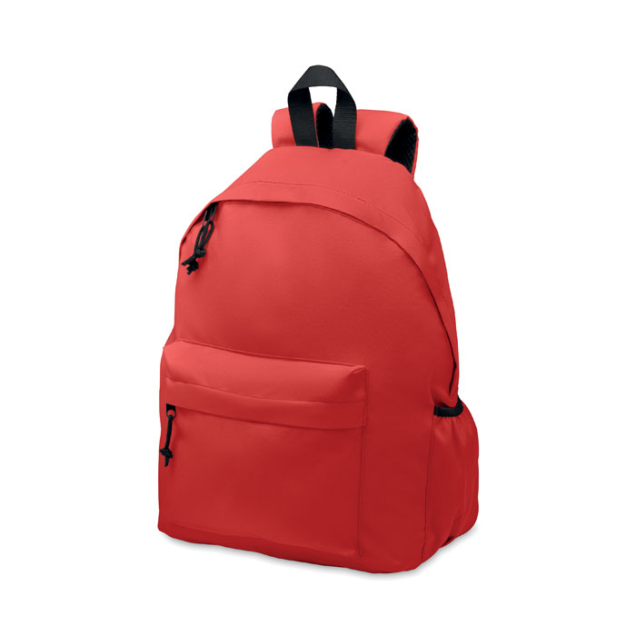 Zaino RPET con Scomparto per Bottiglie rosso Zaino RPET con Scomparto per Bottiglie rosso