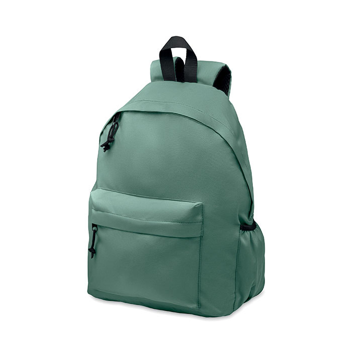 Zaino RPET con Scomparto per Bottiglie verde Zaino RPET con Scomparto per Bottiglie verde