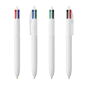 250 Penne BIC® 4 colori bianca 250 Penne BIC® 4 colori bianca