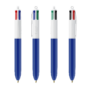 250 Penne BIC® 4 colori blu:bianca