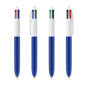 250 Penne BIC® 4 colori blu:bianca 250 Penne BIC® 4 colori blu:bianca