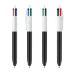 250 Penne BIC® 4 colori nera:bianca