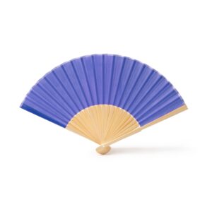 Ventagli Personalizzati in Bambù blu Ventagli Personalizzati in Bambù blu
