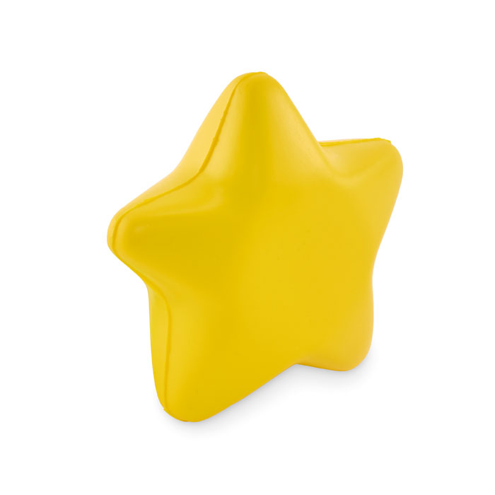 Antistress Stella Personalizzato con Logo giallo Antistress Stella Personalizzato con Logo giallo