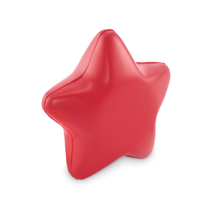 Antistress Stella Personalizzato con Logo rosso Antistress Stella Personalizzato con Logo