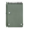 Blocco Note A6 e Penna in Plastica Destinata all'Oceano con Logo back