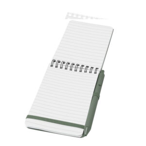 Blocco Note A6 e Penna in Plastica Destinata all'Oceano con Logo pagine interne Blocco Note A6 e Penna in Plastica Destinata all'Oceano con Logo pagine interne