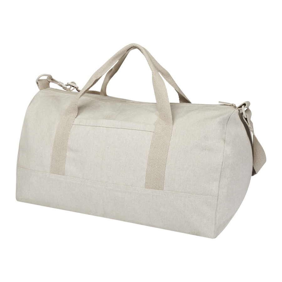 Borsa da Viaggio in Materiali Riciclati con Logo beige Borsa da Viaggio in Materiali Riciclati con Logo naturale