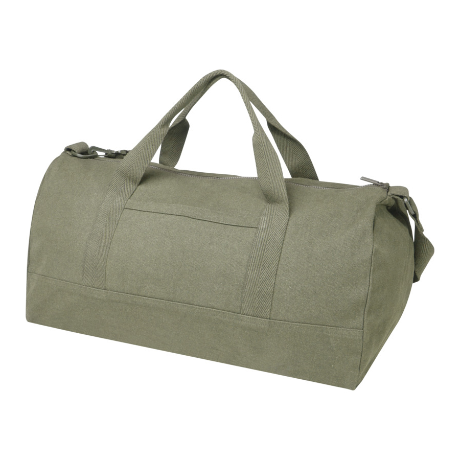 Borsa da Viaggio in Materiali Riciclati con Logo. verde Borsa da Viaggio in Materiali Riciclati con Logo. verde