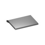 Porta carte RFID in Metallo argento