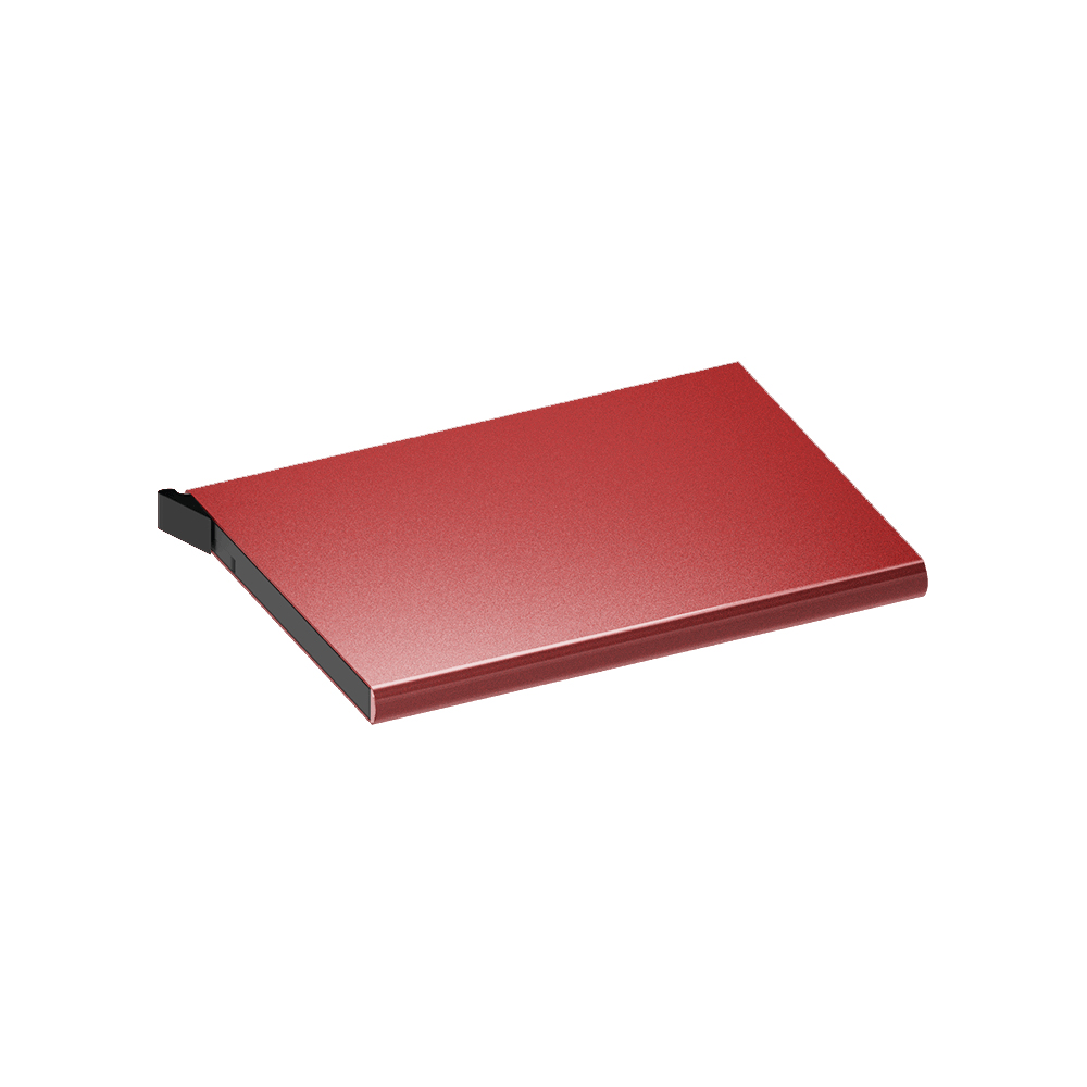 Porta carte RFID in Metallo rosso Porta carte RFID in Metallo rosso
