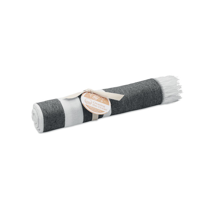Telo Hammam SEAQUAL® Personalizzato grigio Telo Hammam SEAQUAL® Personalizzato grigio