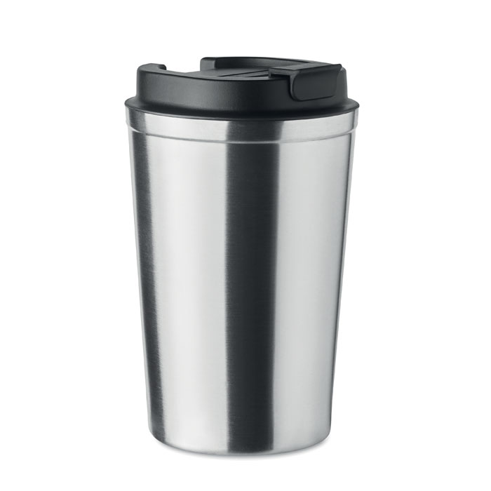 Bicchiere Termico a Doppio Strato 350 ml argento Bicchiere Termico a Doppio Strato 350 ml argento