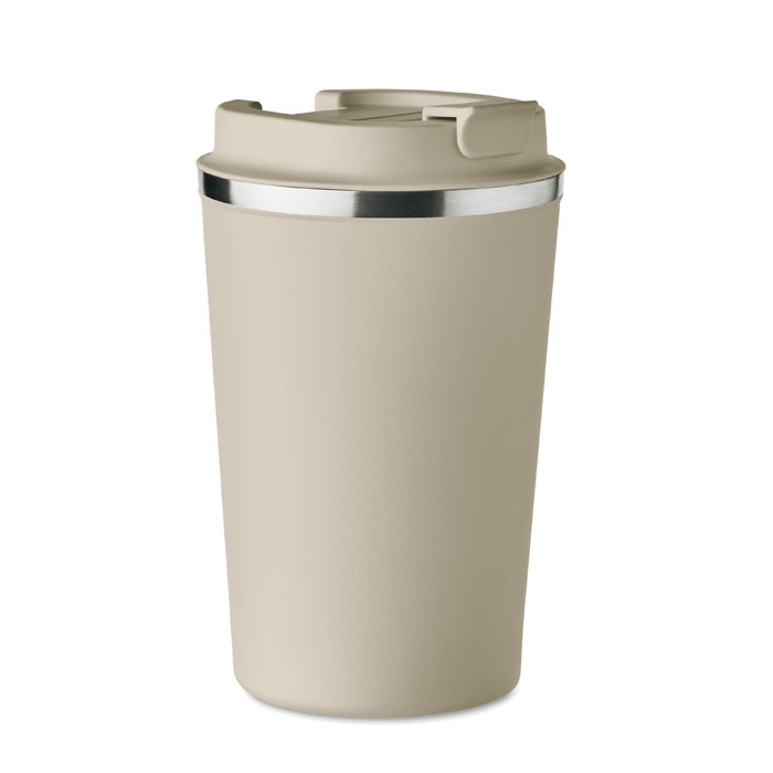 Bicchiere Termico a Doppio Strato 350 ml beige Bicchiere Termico a Doppio Strato 350 ml beige