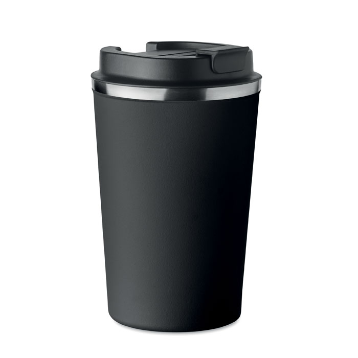 Bicchiere Termico a Doppio Strato 350 ml nero Bicchiere Termico a Doppio Strato 350 ml nero