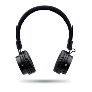 Cuffie Wireless Pieghevoli con Logo front Cuffie Wireless Pieghevoli con Logo front