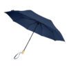 Ombrello Pieghevole in RPET Antivento blu navy