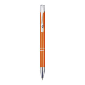Penna in Alluminio Riciclato con Logo arancione Penna in Alluminio Riciclato con Logo arancione