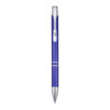 Penna in Alluminio Riciclato con Logo blu