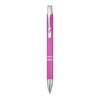 Penna in Alluminio Riciclato con Logo fucsia
