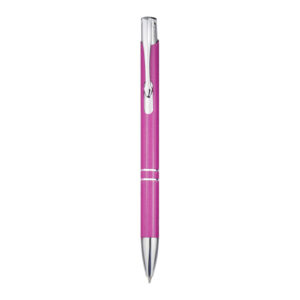 Penna in Alluminio Riciclato con Logo fucsia Penna in Alluminio Riciclato con Logo fucsia