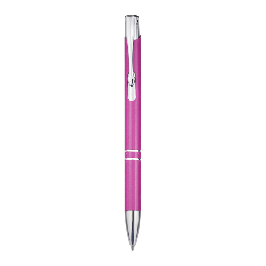 Penna in Alluminio Riciclato con Logo fucsia Penna in Alluminio Riciclato con Logo fucsia