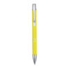 Penna in Alluminio Riciclato con Logo giallo
