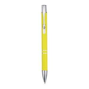 Penna in Alluminio Riciclato con Logo giallo Penna in Alluminio Riciclato con Logo giallo