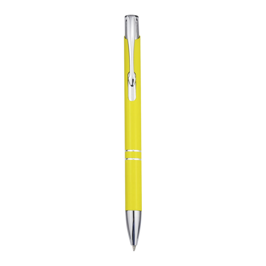 Penna in Alluminio Riciclato con Logo giallo Penna in Alluminio Riciclato con Logo giallo