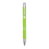 Penna in Alluminio Riciclato con Logo lime