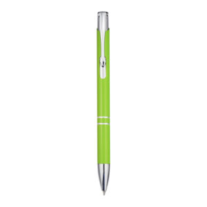 Penna in Alluminio Riciclato con Logo lime Penna in Alluminio Riciclato con Logo lime