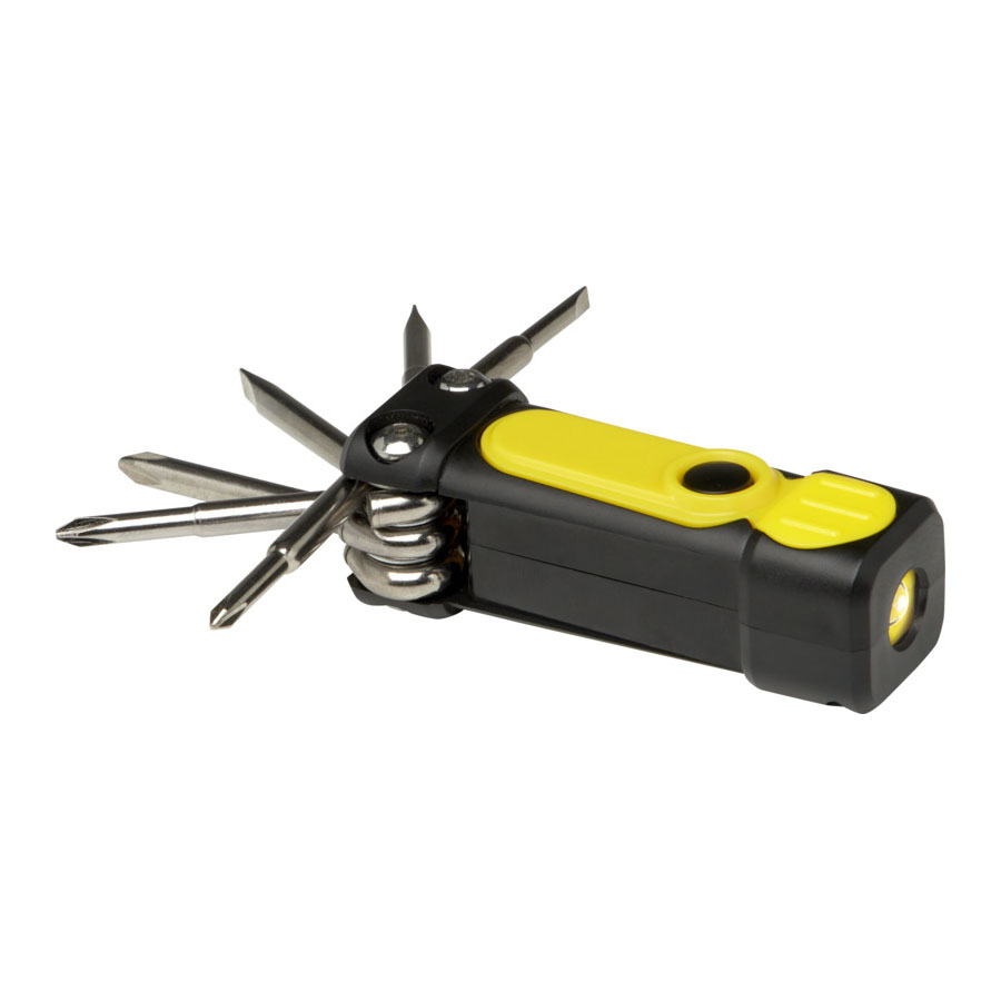 Set Torcia e Cacciaviti Personalizzati giallo Set Torcia e Cacciaviti Personalizzati giallo
