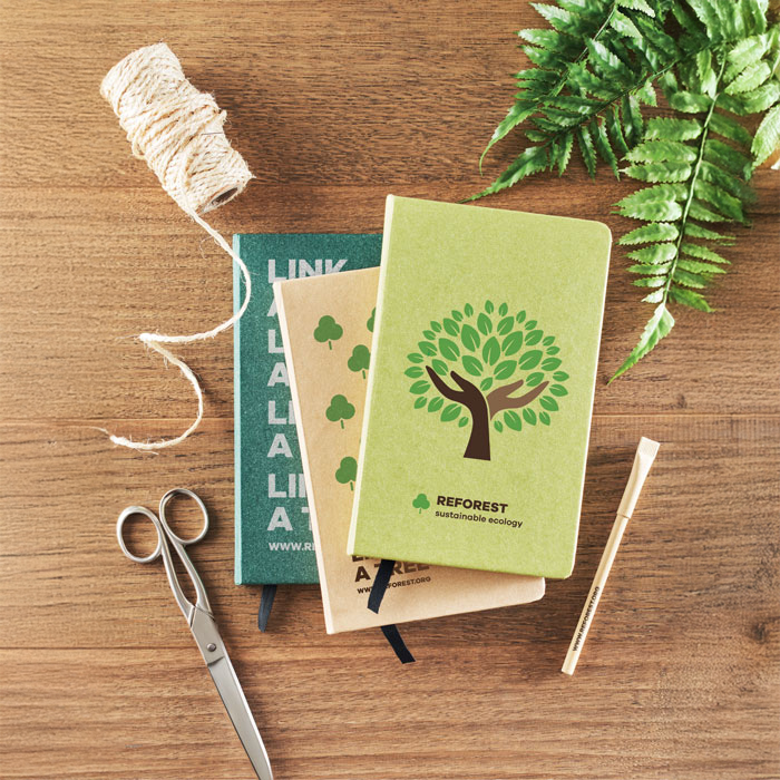 Taccuino Eco-Friendly con Semi Personalizzabile ambiant Taccuino Eco-Friendly con Semi Personalizzabile ambiant