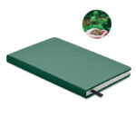 Taccuino Eco-Friendly con Semi Personalizzabile verde