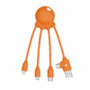 Cavo Multi USB in Plastica OBP Octopus Xoopar® arancione