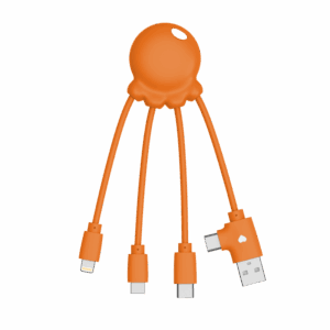 Cavo Multi USB in Plastica OBP Octopus Xoopar® arancione Cavo Multi USB in Plastica OBP Octopus Xoopar® arancione