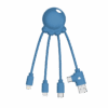 Cavo Multi USB in Plastica OBP Octopus Xoopar® blu