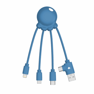 Cavo Multi USB in Plastica OBP Octopus Xoopar® blu Cavo Multi USB in Plastica OBP Octopus Xoopar® blu