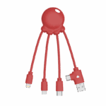 Cavo Multi USB in Plastica OBP Octopus Xoopar® rosso